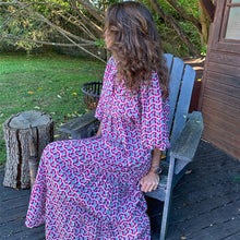 Load image into Gallery viewer, Puff Sleeve Beach Dress