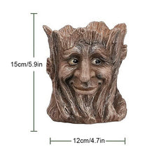 Load image into Gallery viewer, Resin Tree Stump Vase