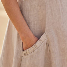 Load image into Gallery viewer, Women's Sleeveless Cotton And Linen Dress