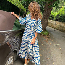 Load image into Gallery viewer, Puff Sleeve Beach Dress