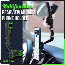 Load image into Gallery viewer, Multifunctional Rearview Mirror Phone Holder