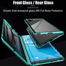 Load image into Gallery viewer, Magnetic Tempered Glass Double-sided Phone Case For Samsung