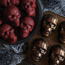 Load image into Gallery viewer, 💀3D Skull Mold - Aluminum Baking Pan💀