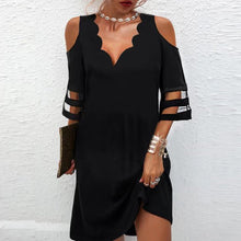 Load image into Gallery viewer, Flower Mesh Dress