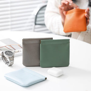 PU Leather Pocket Cosmetic Bag