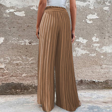 Load image into Gallery viewer, Ruffled Wide-leg Trousers