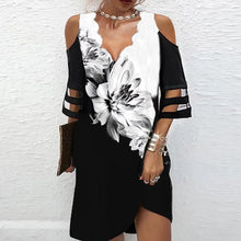 Load image into Gallery viewer, Flower Mesh Dress