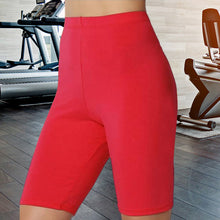 Load image into Gallery viewer, Women's Solid Color Flat Five-point Yoga Pants