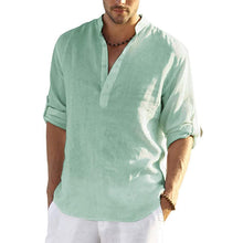 Load image into Gallery viewer, Men's Cotton Linen Hippie Casual T-Shirt