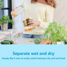 Load image into Gallery viewer, Pickle and Olives Jar Container with Strainer