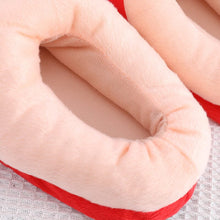 Load image into Gallery viewer, Funny Foot Plush Novelty Slippers