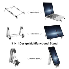 Load image into Gallery viewer, 3-IN-1 Multi-Functional Holder For Laptop Pad Phone