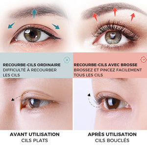 Recourbe-cils avec brosse