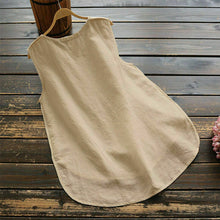 Load image into Gallery viewer, Daisy Sleeveless Cotton and Linen Tank Top