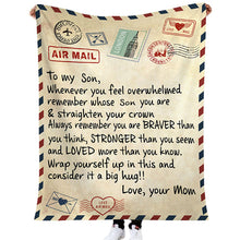 Load image into Gallery viewer, Printed Flannel Envelope Blanket