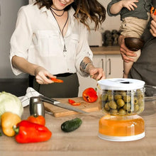 Load image into Gallery viewer, Pickle and Olives Jar Container with Strainer💗