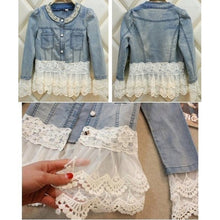 Load image into Gallery viewer, Paneled Denim Jacket