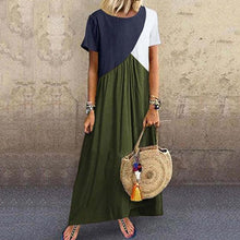 Load image into Gallery viewer, Multicolor Panel Dress