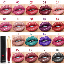 Load image into Gallery viewer, (🎄Christmas sale -50% OFF) Diamond Lip Gloss Matte To Glitter Liquid Lipstick Waterproof