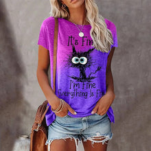 Load image into Gallery viewer, Alphabet Cat T-Shirt