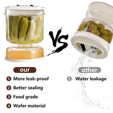 Load image into Gallery viewer, Pickle and Olives Jar Container with Strainer