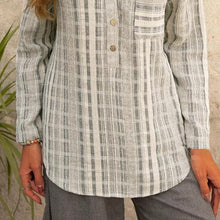 Load image into Gallery viewer, Striped Casual V-Neck Long Sleeve Shirt