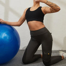 Load image into Gallery viewer, Women&#39;s Pocket Sexy Stretch Leggings Fitness Track Pants