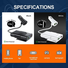 Load image into Gallery viewer, 4 in 1 Car Rear Seat Charger