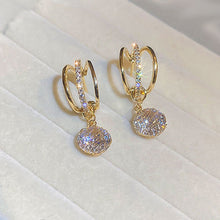 Load image into Gallery viewer, Fashion Diamond Crown Earrings