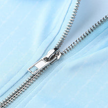Load image into Gallery viewer, Striped Zip Polo Shirt