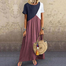 Load image into Gallery viewer, Multicolor Panel Dress