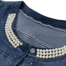 Load image into Gallery viewer, Paneled Denim Jacket