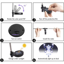 Load image into Gallery viewer, Waterproof Solar Angel Lights