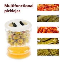 Load image into Gallery viewer, Pickle and Olives Jar Container with Strainer