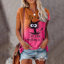 Load image into Gallery viewer, Alphabet Cat T-Shirt