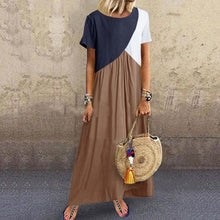 Load image into Gallery viewer, Multicolor Panel Dress