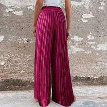 Load image into Gallery viewer, Ruffled Wide-leg Trousers