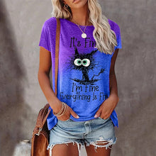 Load image into Gallery viewer, Alphabet Cat T-Shirt