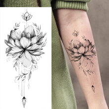 Load image into Gallery viewer, Sketch Flower Tattoo Stickers (10PCS)