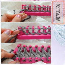 Load image into Gallery viewer, Scarf Knitting Loom Kit