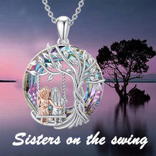 Load image into Gallery viewer, Tree of Life Necklaces Sister on the Swing
