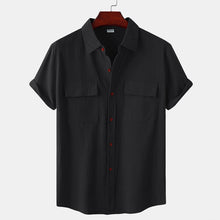Load image into Gallery viewer, Men&#39;s Linen Short Sleeve Shirt