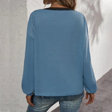 Load image into Gallery viewer, Waffle Long Sleeve Cardigan T-Shirt