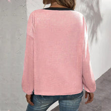 Load image into Gallery viewer, Waffle Long Sleeve Cardigan T-Shirt