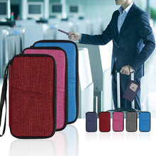 Load image into Gallery viewer, Multi Pockets Family Travel Document Bag