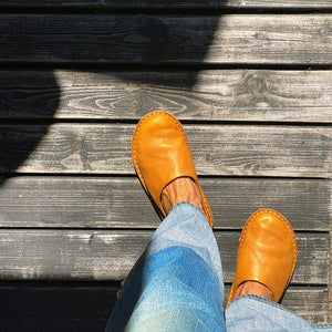 Leather Summer Slippers