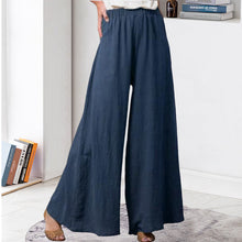 Load image into Gallery viewer, Plus Size Cotton&amp;Linen Wide Leg Pants