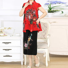 Load image into Gallery viewer, Elderly Cotton and Linen Two Piece Set