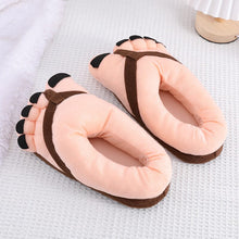Load image into Gallery viewer, Funny Foot Plush Novelty Slippers