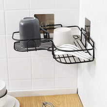 Load image into Gallery viewer, Drill Free Shelf- Adhesive Metal Corner Storage Rack